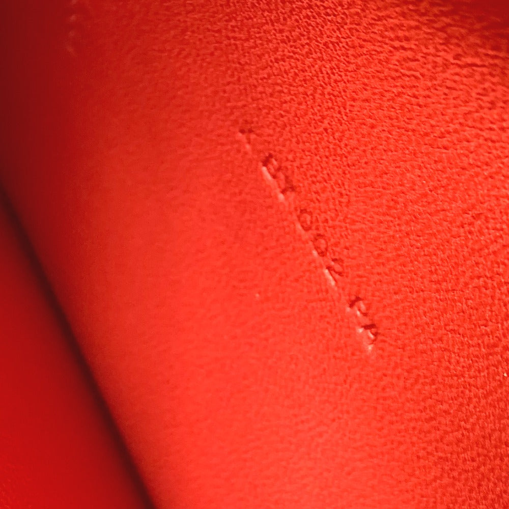 HERMES Long Wallet Purse Togo Red type Dogon GM Wallet