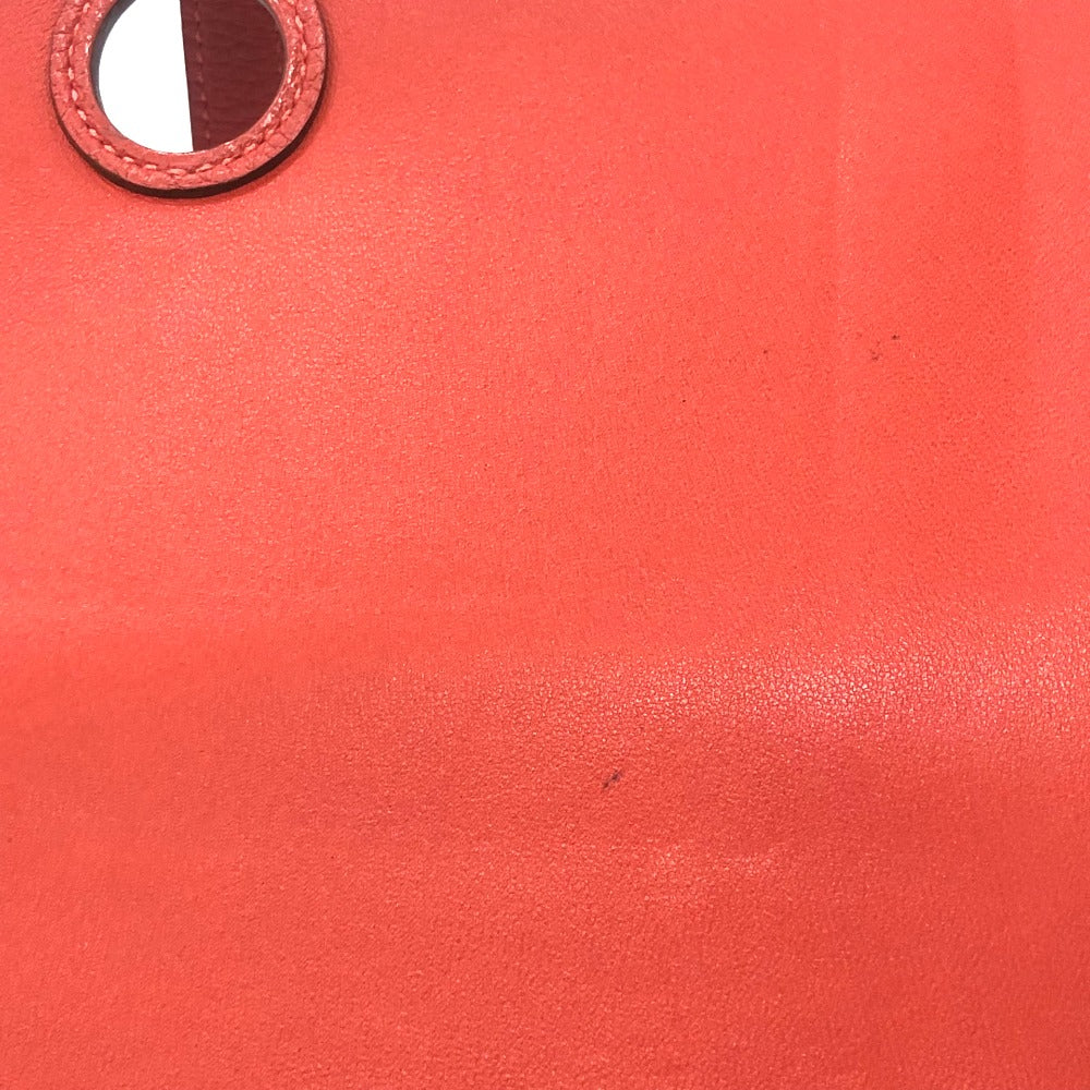 HERMES Long Wallet Purse Togo Red type Dogon GM Wallet