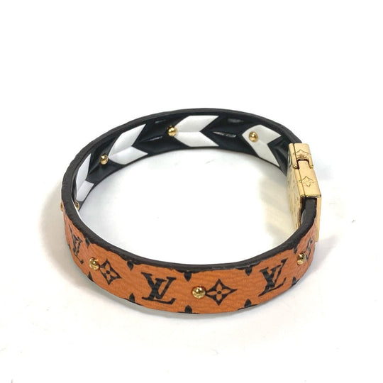 LOUIS VUITTON bracelet M6774F Monogram canvas Brown Monogram LV Crafty reversible bracelet Women Used Authentic