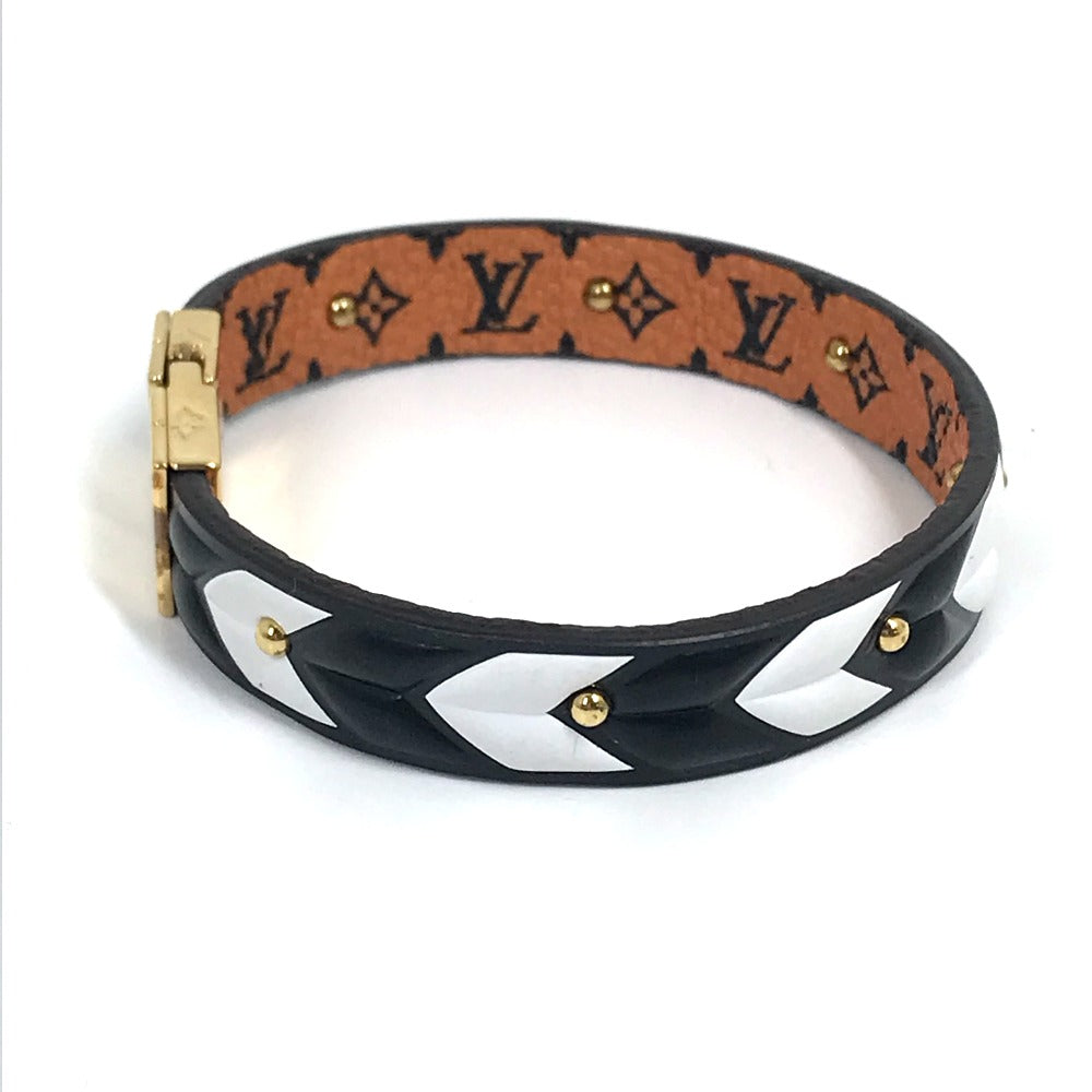LOUIS VUITTON bracelet M6774F Monogram canvas Brown Monogram LV Crafty reversible bracelet Women Used Authentic