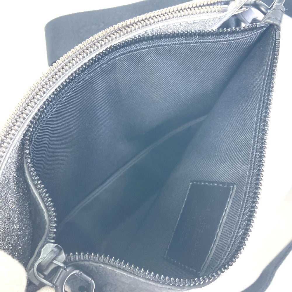 LOUIS VUITTON Shoulder Bag M59682 Leather, Taurillon Clemence Leather, Damier Glitter Leather Silver damier glitter Trio pouch NM mens Used Authentic