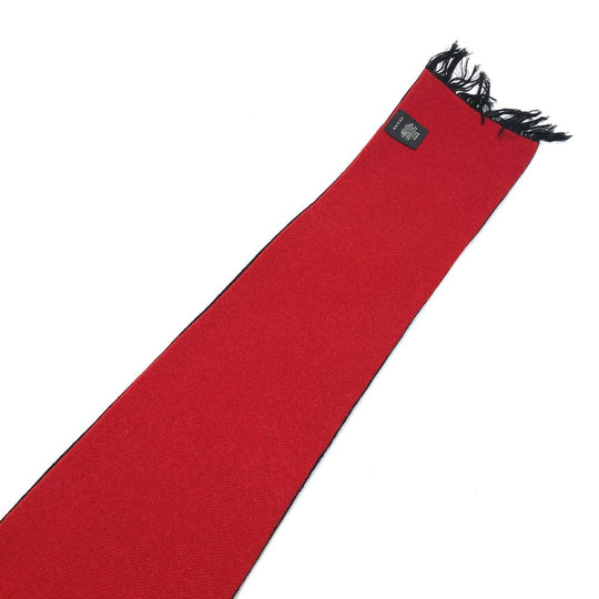 GUCCI Scarf wool black BE LOVED logo scarf