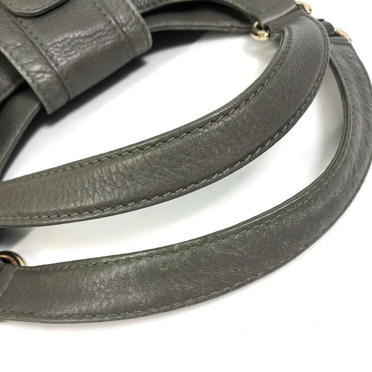 GUCCI Tote Bag 268747 leather Brown D-shaped ring Women Secondhand Authentic