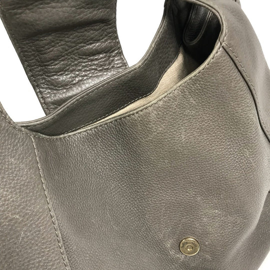 GUCCI Tote Bag 268747 leather Brown D-shaped ring Women Secondhand Authentic