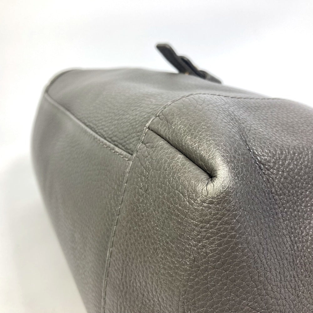 GUCCI Tote Bag 268747 leather Brown D-shaped ring Women Secondhand Authentic