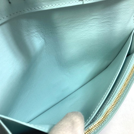 LOUIS VUITTON Long Wallet Purse M81367 Taurillon Clemence Leather Gray type vertical wallet Women Used Authentic