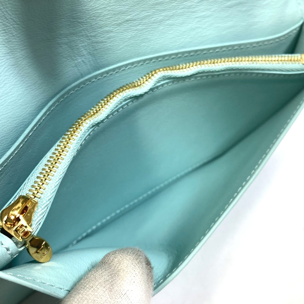 LOUIS VUITTON Long Wallet Purse M81367 Taurillon Clemence Leather Gray type vertical wallet Women Used Authentic