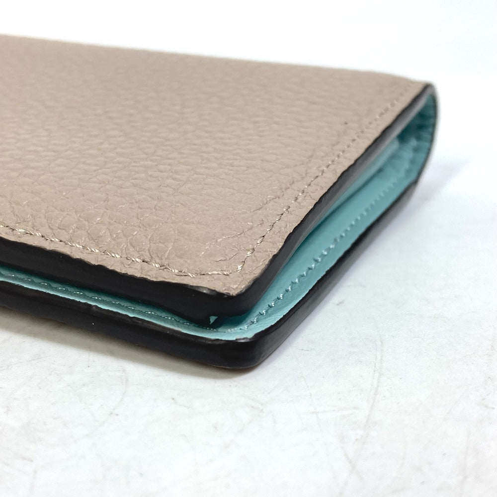 LOUIS VUITTON Long Wallet Purse M81367 Taurillon Clemence Leather Gray type vertical wallet Women Used Authentic