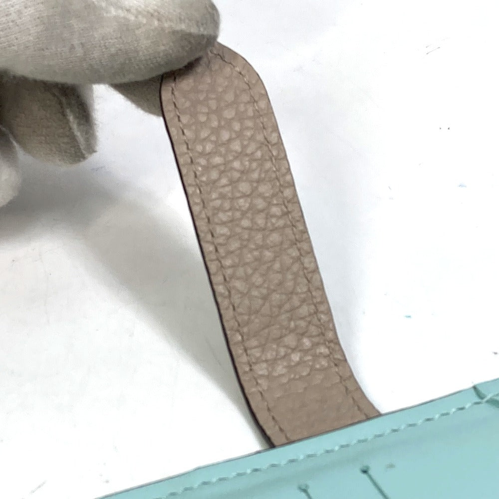 LOUIS VUITTON Long Wallet Purse M81367 Taurillon Clemence Leather Gray type vertical wallet Women Used Authentic
