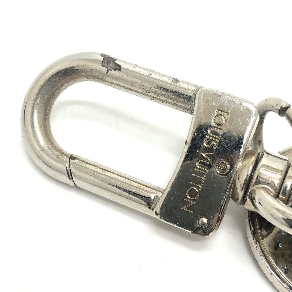 LOUIS VUITTON Bag charm MP1622 metal white Christopher nemes Key ring mens Used Authentic