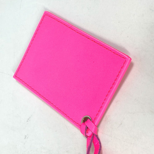 BALENCIAGA Clutch bag 431650 leather pink Pochette Classic envelope Women Used Authentic