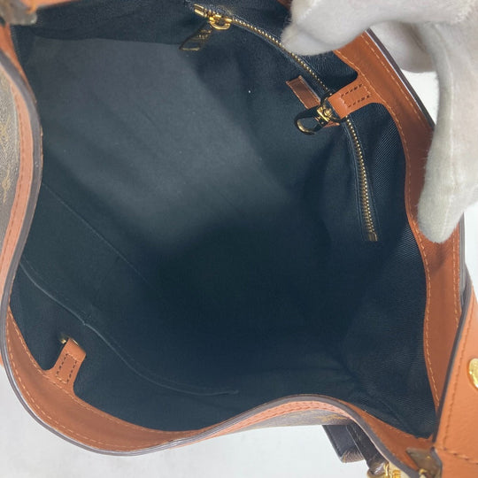 LOUIS VUITTON Shoulder Bag M45194 Monogram reverse canvas Brown Monogram reverse Hobo Dauphine PM Women Used Authentic