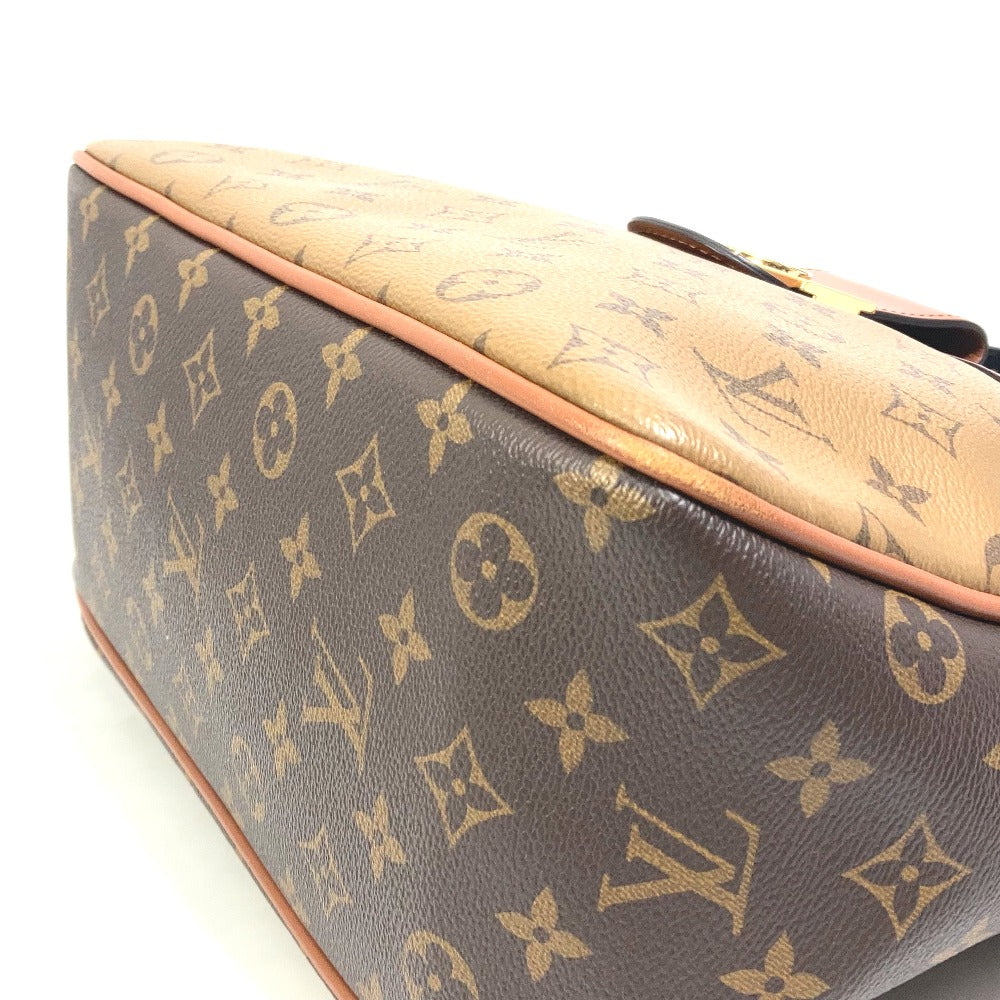 LOUIS VUITTON Shoulder Bag M45194 Monogram reverse canvas Brown Monogram reverse Hobo Dauphine PM Women Used Authentic