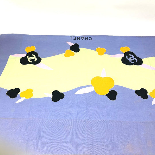 CHANEL towel cotton multicolor Interior Tablecloth Multi-purpose Cover Camelia Women(Unisex) Used Authentic