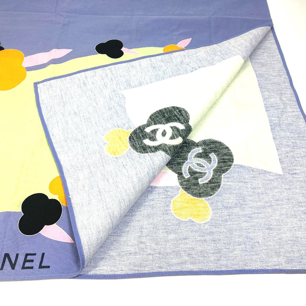 CHANEL towel cotton multicolor Interior Tablecloth Multi-purpose Cover Camelia Women(Unisex) Used Authentic
