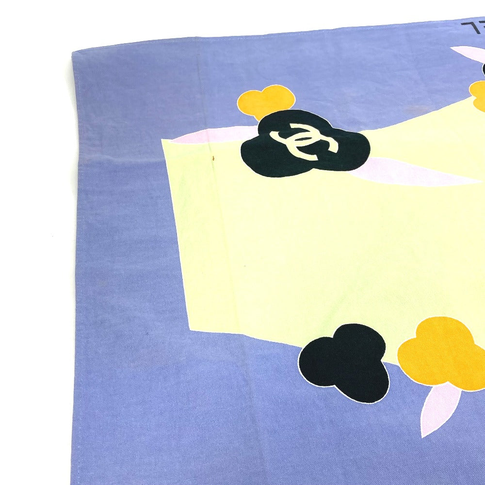 CHANEL towel cotton multicolor Interior Tablecloth Multi-purpose Cover Camelia Women(Unisex) Used Authentic