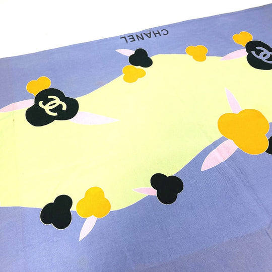 CHANEL towel cotton multicolor Interior Tablecloth Multi-purpose Cover Camelia Women(Unisex) Used Authentic