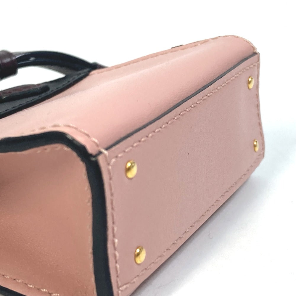 LOUIS VUITTON key ring MP1787 leather pink City steamer