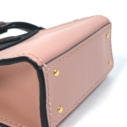 LOUIS VUITTON key ring MP1787 leather pink City steamer
