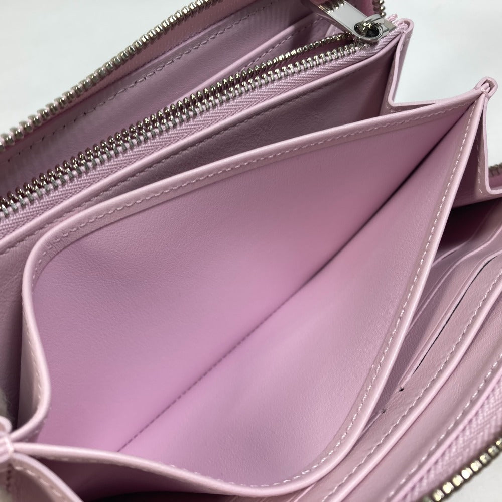 LOUIS VUITTON Long Wallet Purse M81426 monogram mahina leather purple Monogram Mahina Zippy wallet Women Used Authentic