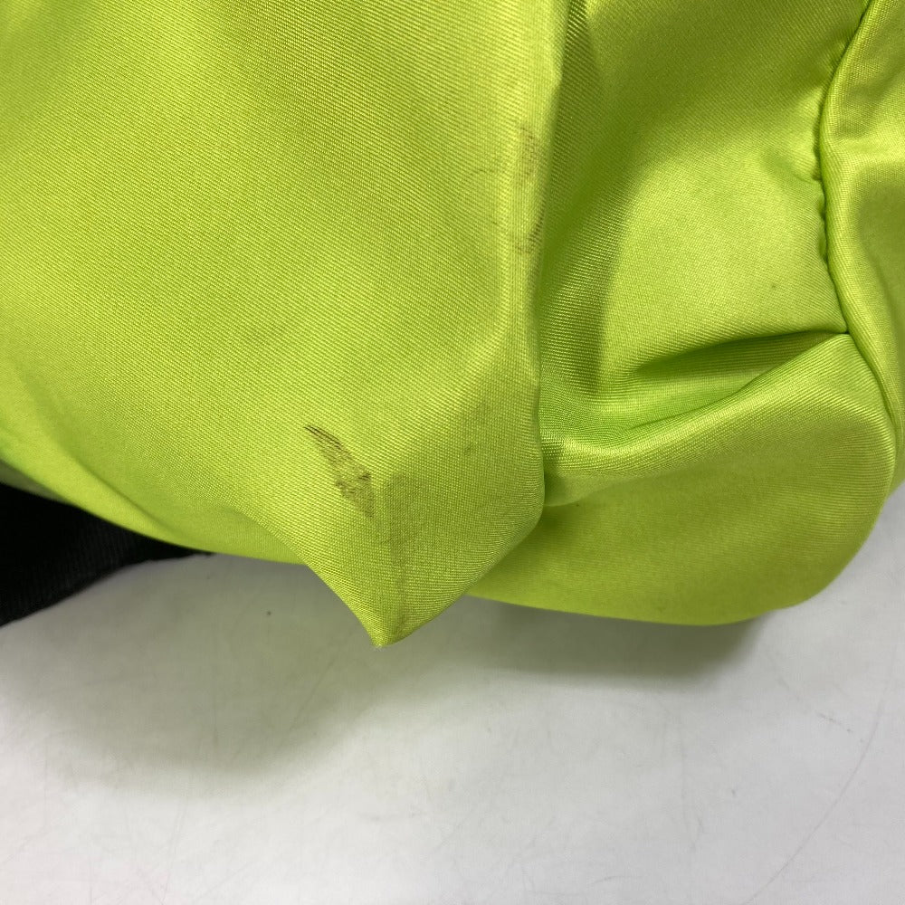 GIVENCHY Backpack Nylon yellow logo Backpack mens Used Authentic