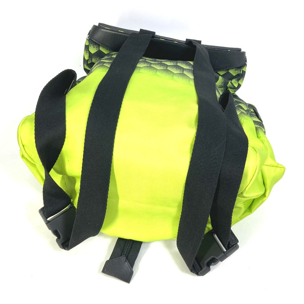 GIVENCHY Backpack Nylon yellow logo Backpack mens Used Authentic