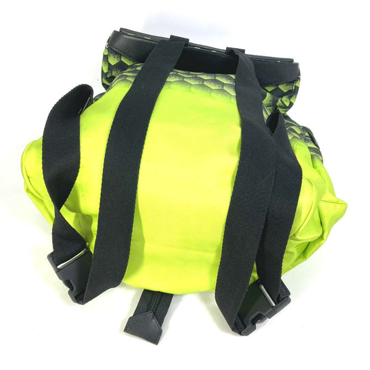 GIVENCHY Backpack Nylon yellow logo Backpack mens Used Authentic