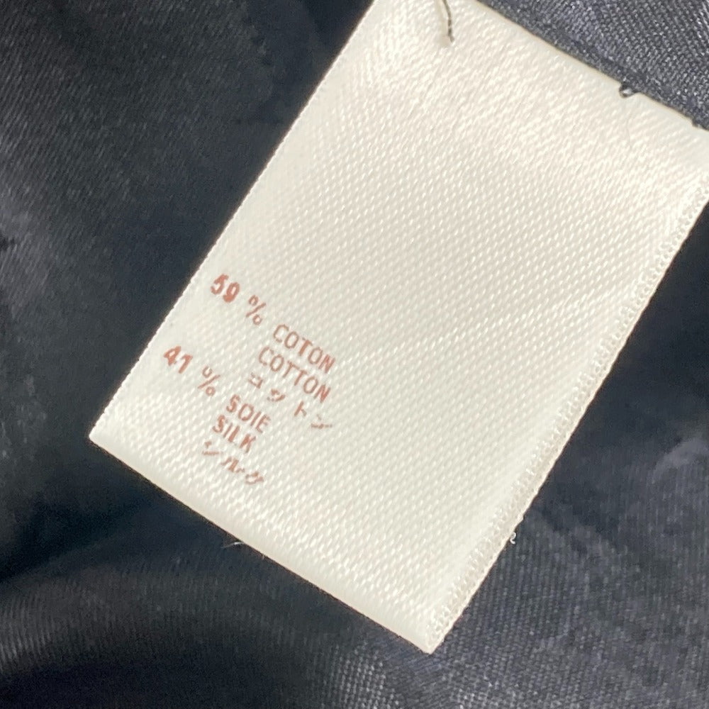 LOUIS VUITTON Long sleeve shirt Cotton, Silk black Monogram pouch included pajama shirt mens XS Used Authentic