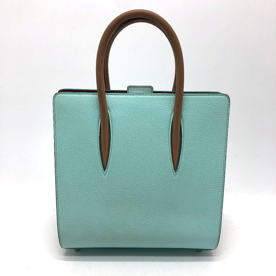 Christian Louboutin Handbag 1165026 leather blue Tote Bag Paloma Small Women Used Authentic