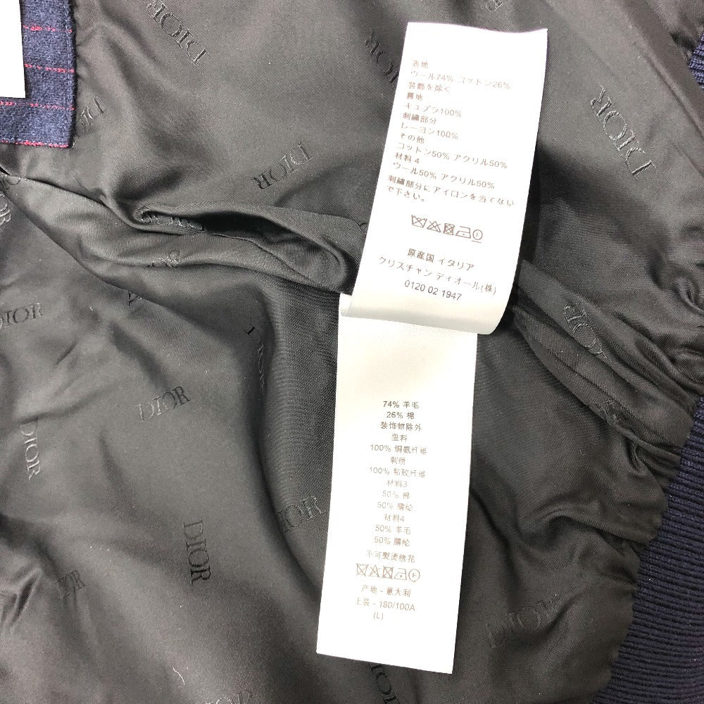 Dior Jacket 213J431A0738 Wool, Cotton Navy atelier street style mens L Used Authentic