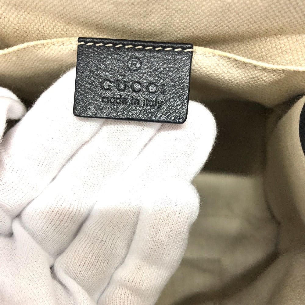 GUCCI Backpack 432266 leather black Studs Animalie Women Used Authentic
