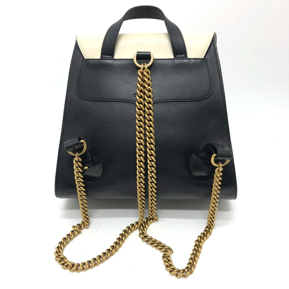 GUCCI Backpack 432266 leather black Studs Animalie Women Used Authentic