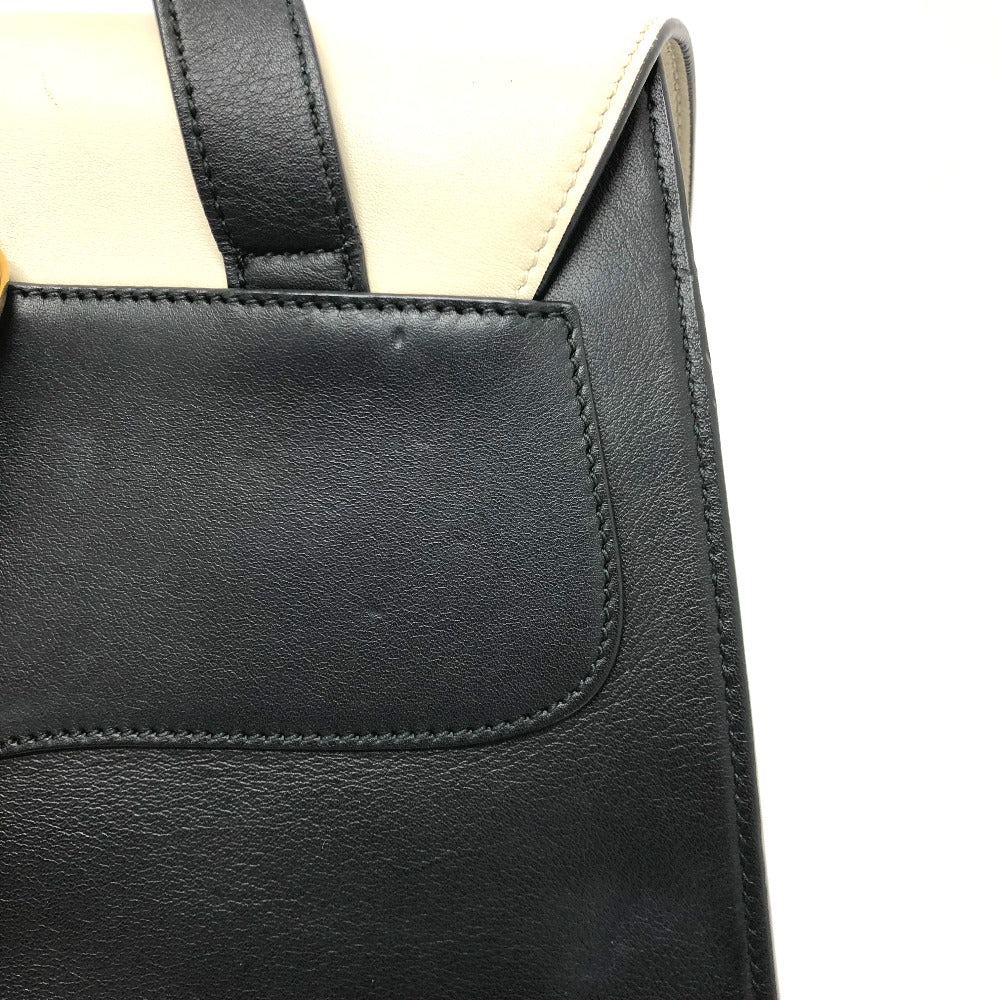GUCCI Backpack 432266 leather black Studs Animalie Women Used Authentic