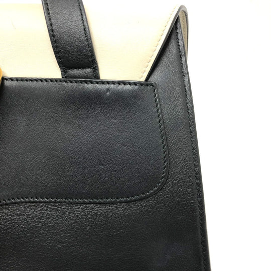 GUCCI Backpack 432266 leather black Studs Animalie Women Used Authentic