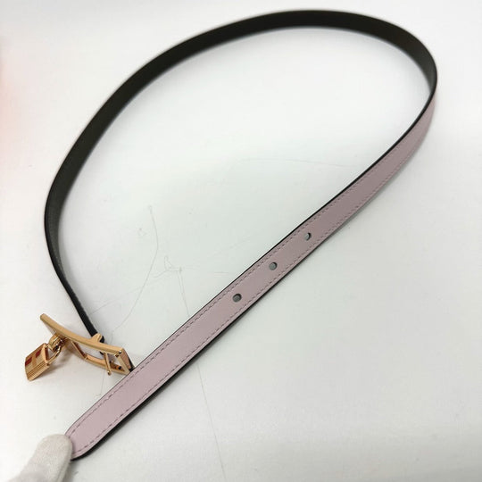 HERMES belt Vaux Swift, Epsom pink/khaki Cadena/fashion accessories Lucky 15 PM Women Used Authentic