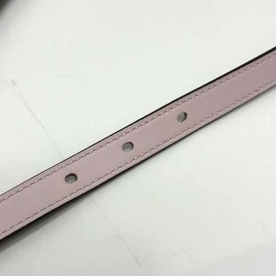 HERMES belt Vaux Swift, Epsom pink/khaki Cadena/fashion accessories Lucky 15 PM Women Used Authentic