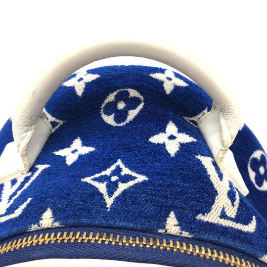 LOUIS VUITTON Backpack M46207 Jacquard , Monogram Jacquard blue Monogram jacquard Palm Springs Mini Women Used Authentic