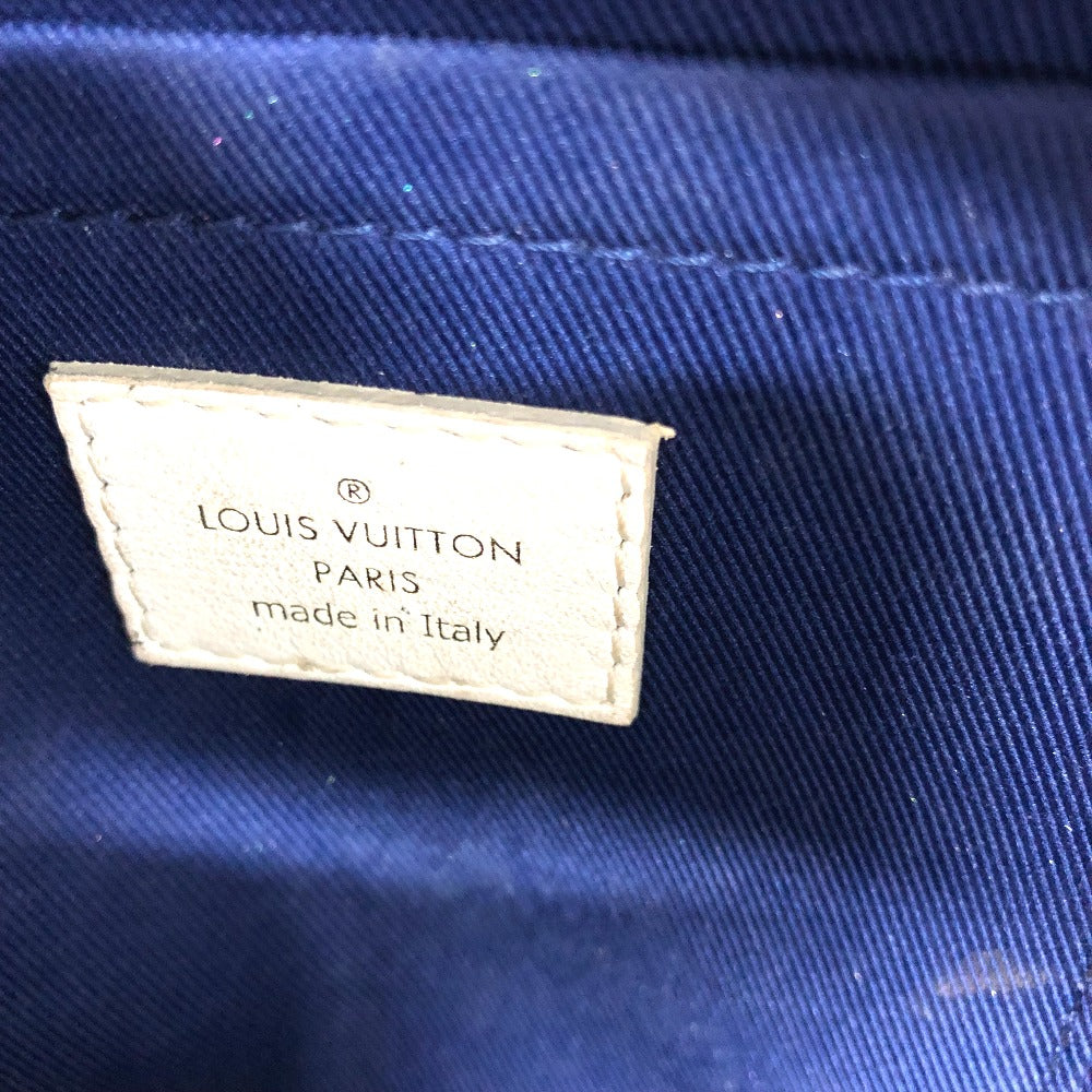 LOUIS VUITTON Backpack M46207 Jacquard , Monogram Jacquard blue Monogram jacquard Palm Springs Mini Women Used Authentic