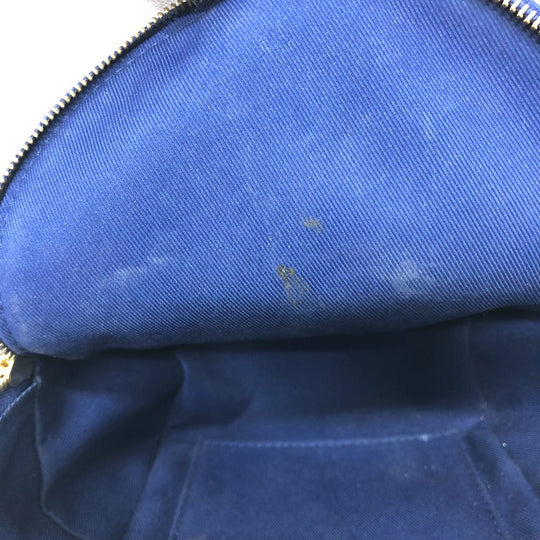 LOUIS VUITTON Backpack M46207 Jacquard , Monogram Jacquard blue Monogram jacquard Palm Springs Mini Women Used Authentic