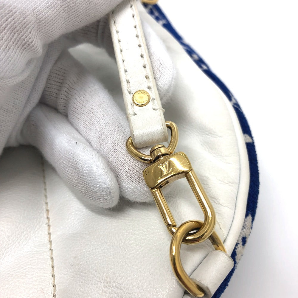 LOUIS VUITTON Backpack M46207 Jacquard , Monogram Jacquard blue Monogram jacquard Palm Springs Mini Women Used Authentic