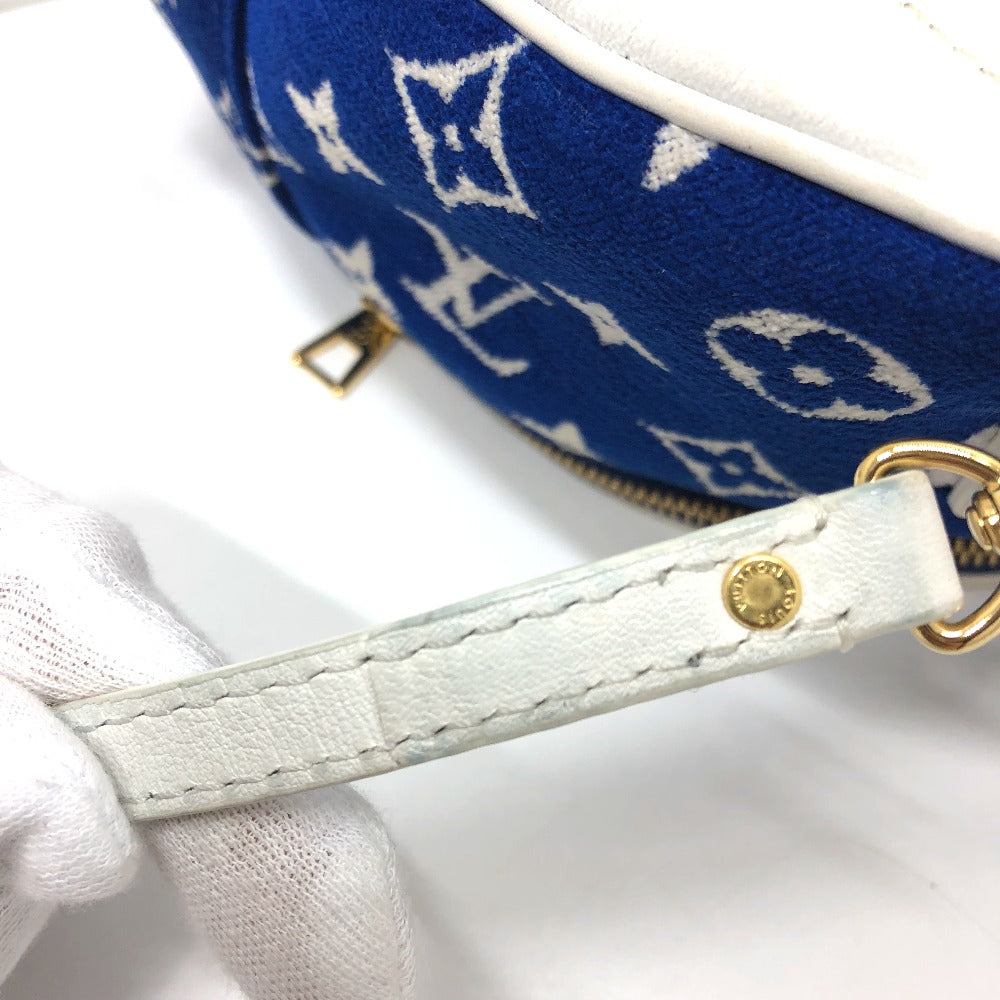 LOUIS VUITTON Backpack M46207 Jacquard , Monogram Jacquard blue Monogram jacquard Palm Springs Mini Women Used Authentic