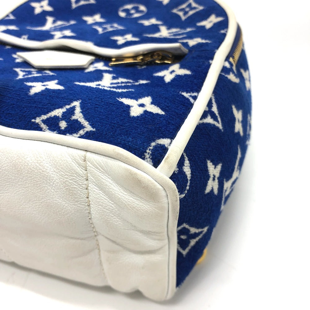 LOUIS VUITTON Backpack M46207 Jacquard , Monogram Jacquard blue Monogram jacquard Palm Springs Mini Women Used Authentic