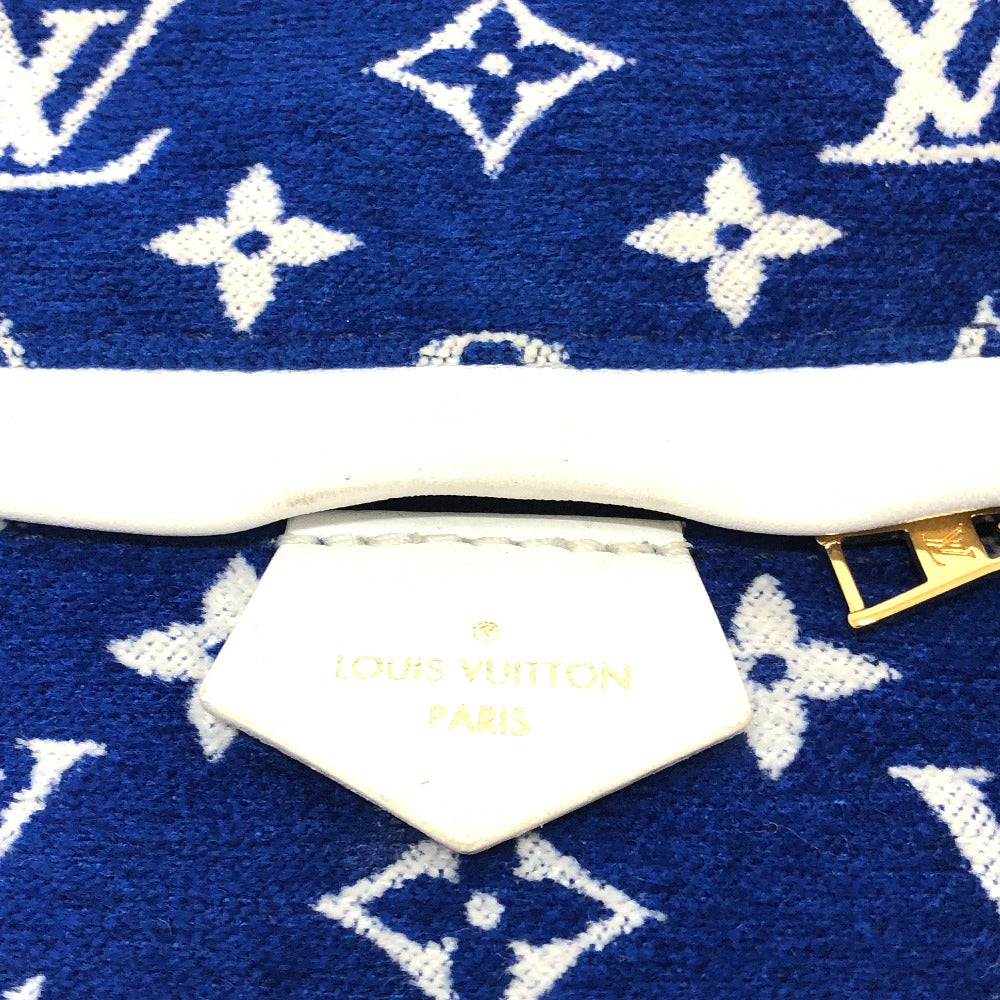 LOUIS VUITTON Backpack M46207 Jacquard , Monogram Jacquard blue Monogram jacquard Palm Springs Mini Women Used Authentic