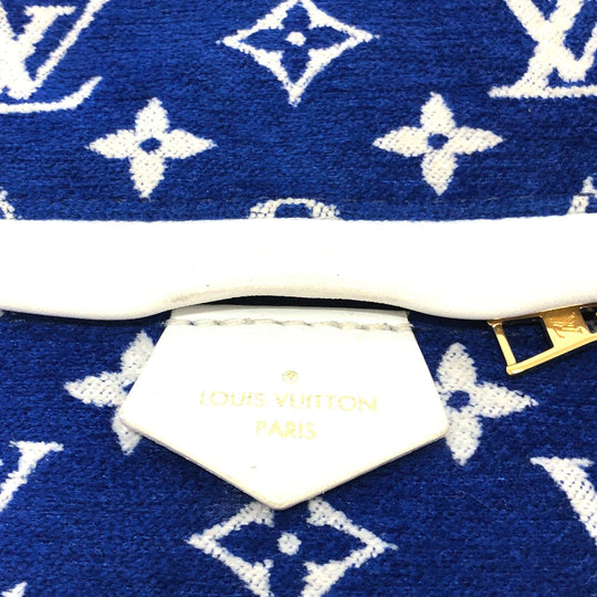 LOUIS VUITTON Backpack M46207 Jacquard , Monogram Jacquard blue Monogram jacquard Palm Springs Mini Women Used Authentic