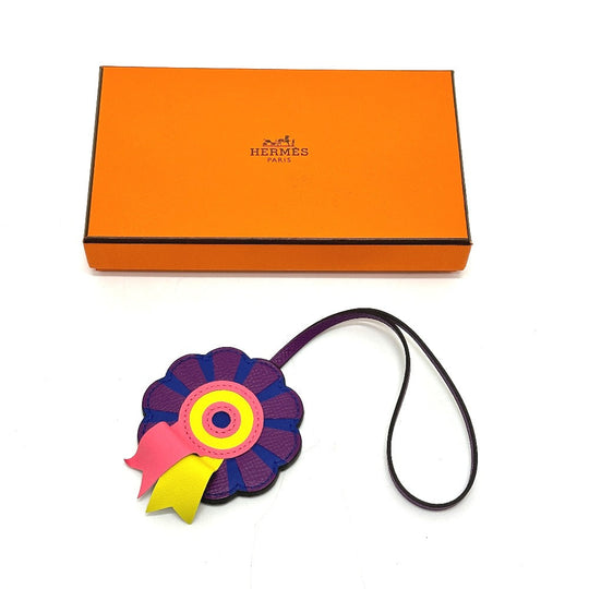 HERMES Bag charm Anyomilo / Epsom purple flour Limited to Omotesando Women Used Authentic