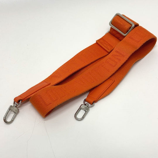 LOUIS VUITTON Shoulder Bag M81004 leather Orange LV Aerogram Keepall XS mens Used Authentic