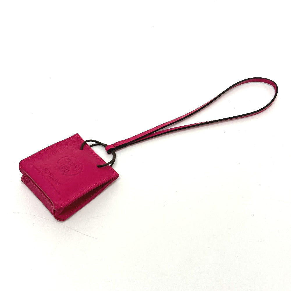 HERMES Bag charm Anyo Miro purple sack orange Women Used Authentic