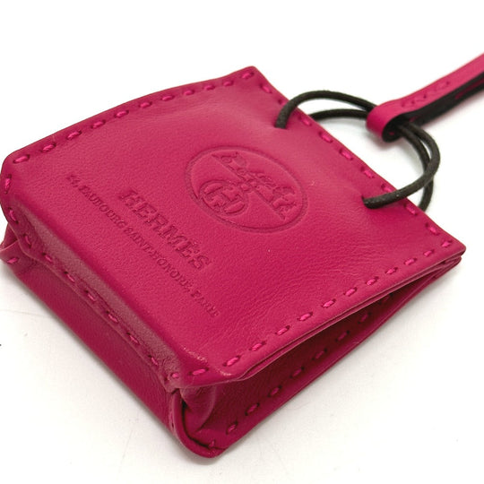 HERMES Bag charm Anyo Miro purple sack orange Women Used Authentic
