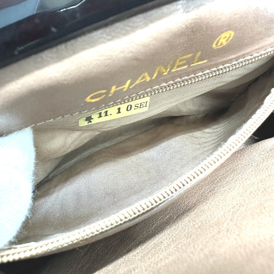 CHANEL Pouch suede Brown CC COCO Mark Gamaguchi Women Used Authentic