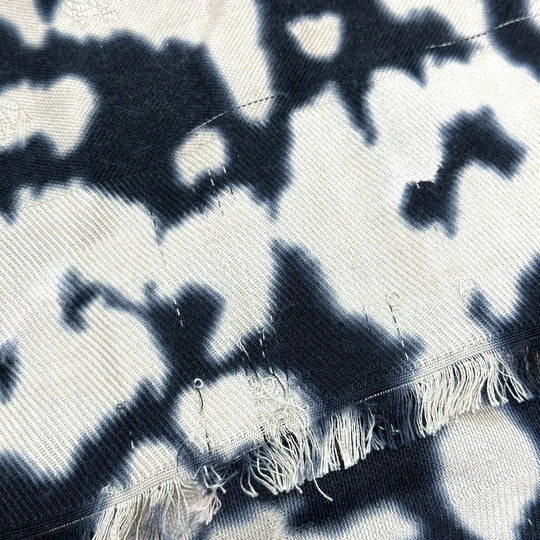 Dior Scarf 14SOD141 Silk, Wool beige Leopard Large format shawl Women Used Authentic